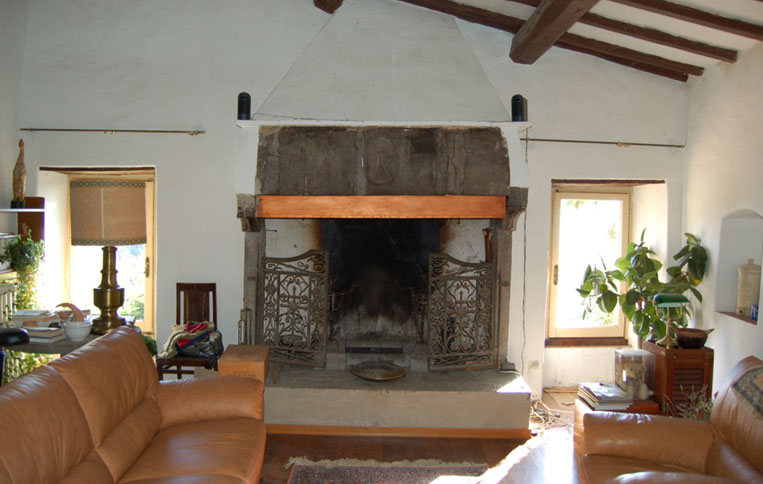 Living Room with Fireplace